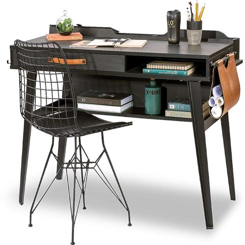 Cilek Metalni dečiji radni sto Dark 114x80x62cm crni Slike