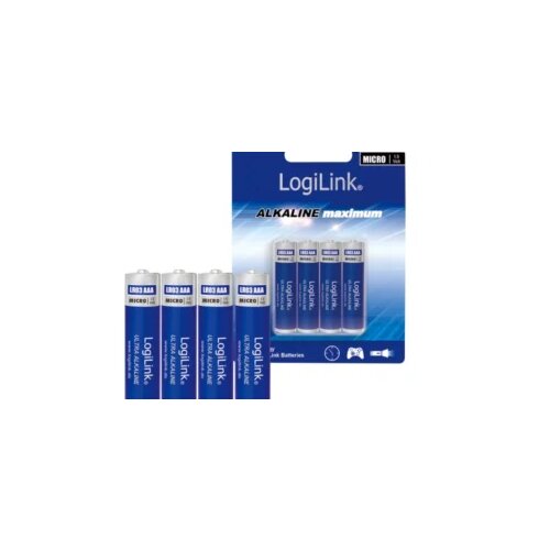Logilink Baterije AAA Alkaline LR03B4 4KOM Slike