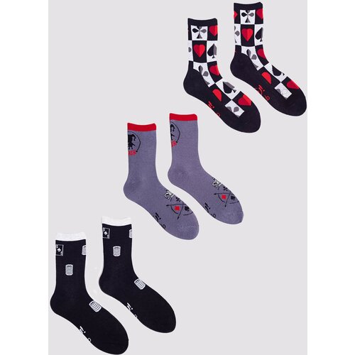 Yoclub Man's Men's Socks 3-Pack SKA-0071F-AA00-001 Slike