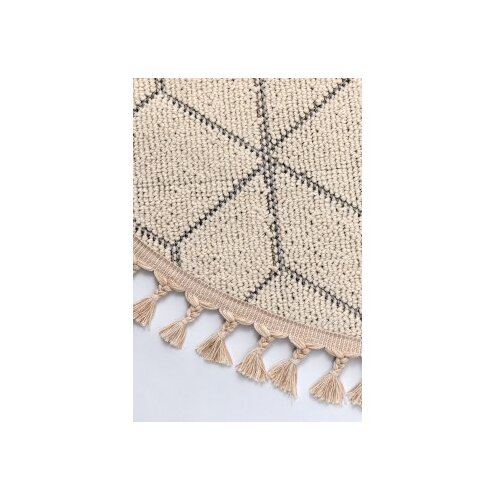 Conceptum Hypnose Tepih Bukle 1407, O200 cm, Bijeli Slike