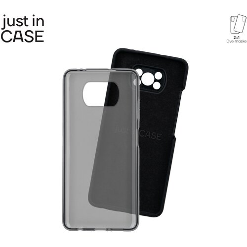 Just In Case 2u1 extra case mix paket crni za poco X3 pro Slike