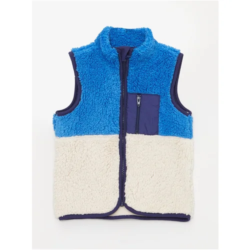 LC Waikiki High Neck Color Block Fleece Baby Boy Vest