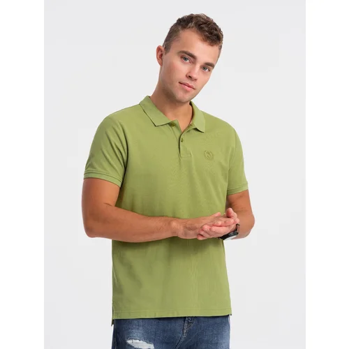 Ombre Men's pique knit polo shirt