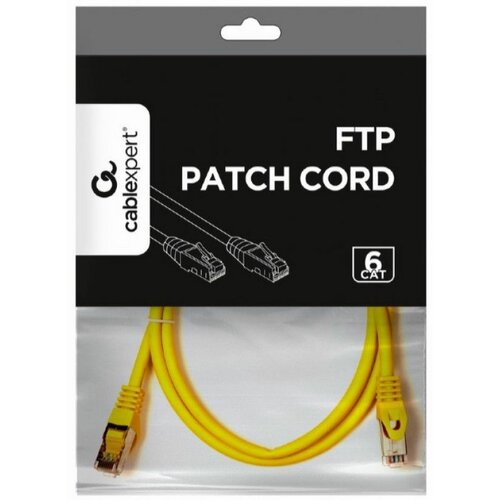 Gembird PP6-1M/Y mrezni kabl/ CAT6 ftp patch cord 1m yellow Cene