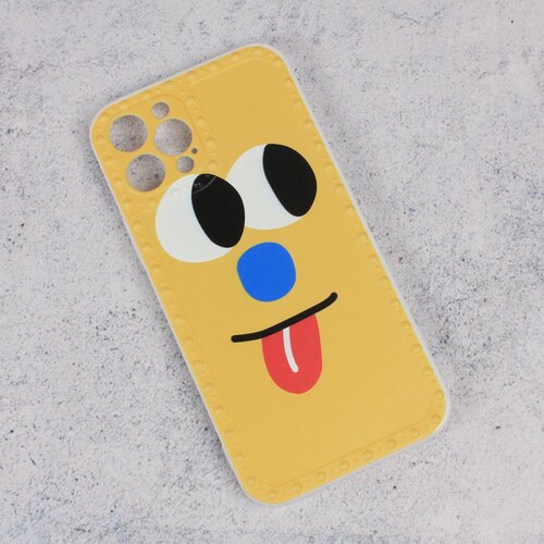Teracell maska smile face za iphone 12 pro 6.1 zuta Slike