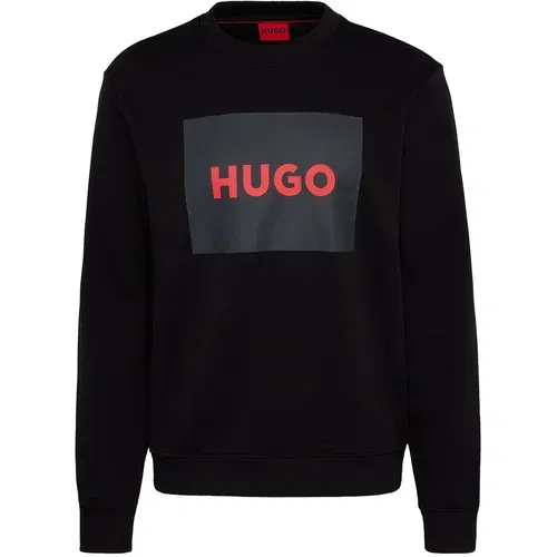 Hugo Sweater majica 'Duragol' crvena / crna