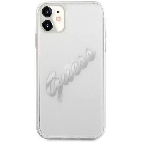 Guess Ovitek GUHCN61KTRSVSI Iphone 11, srebrn, (20691417) Cene