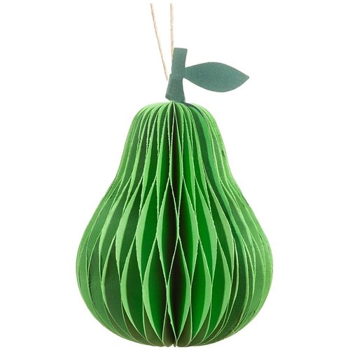 Sass & Belle Papirnat ukas za božićno drvce ø 7 cm Pear Honeycomb – Cijene