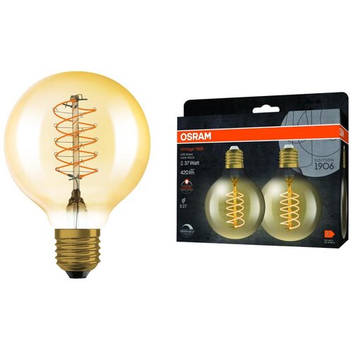  Komplet 2x LED prigu&amp;scaron;iva sijalica VINTAGE FILAMENT E27/4,8W/230V 2200K - Osram Slike