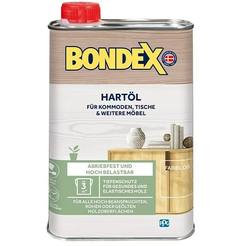 BONDEX Trdo olje za les (250 ml, belo)