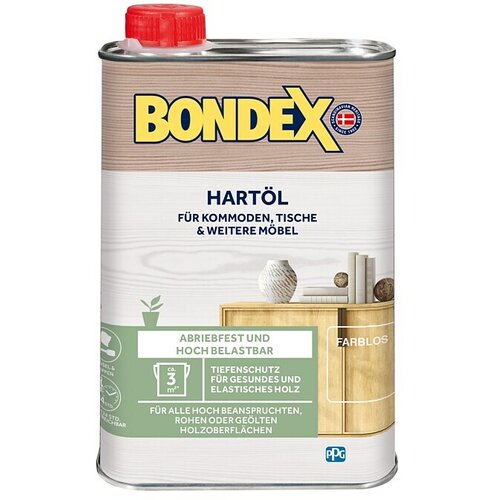 BONDEX Tvrdo ulje (Bijele boje, 250 ml) Slike