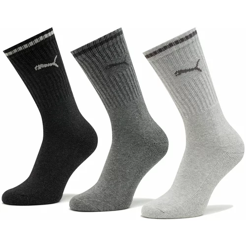 Puma Sportske čarape siva / crna / bijela