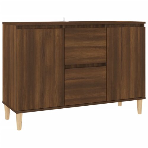 Maison Chic Komoda - Predalnik rjavi hrast 101x35x70 cm konstruiran les, (21717988) Cene