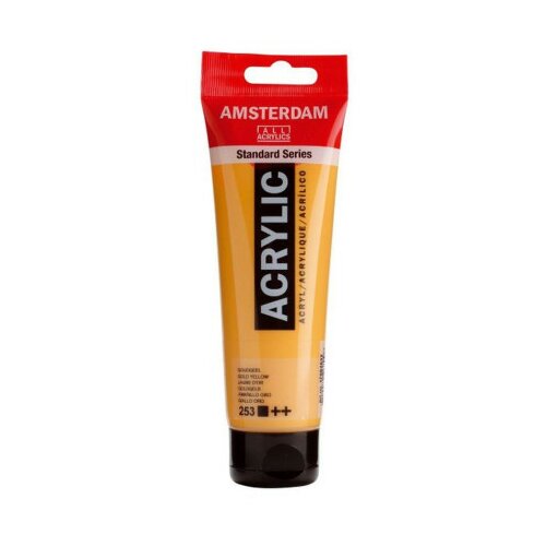Amsterdam, akrilna boja, gold yellow, 253, 120ml ( 680253 ) Slike