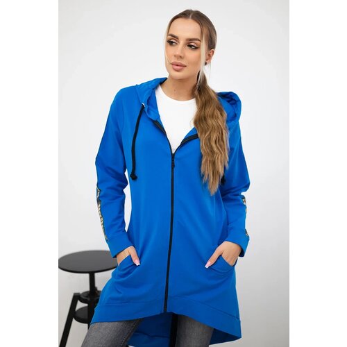 Kesi Sweatshirt with zipper back jeans Slike