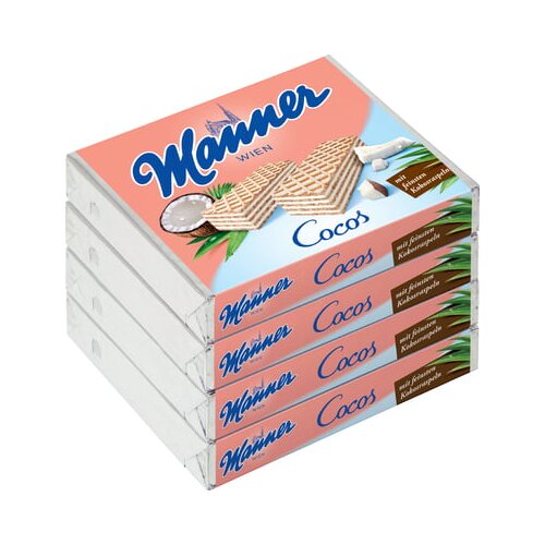 Manner Kokosove napolitanke - 300 g - 4 kosi Slike