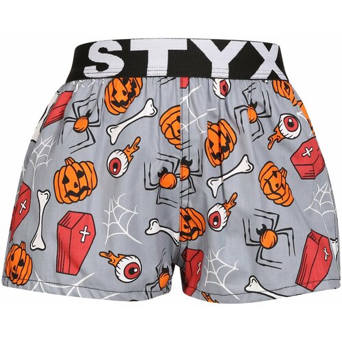 STYX Children's boxer shorts art sports rubber Halloween coffins Cene