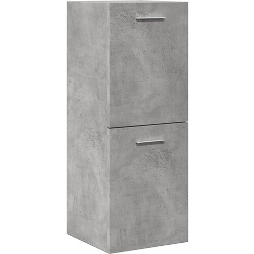 VidaXL Kupaonski viseći ormarić beton sivi 30x30x80 cm Slike