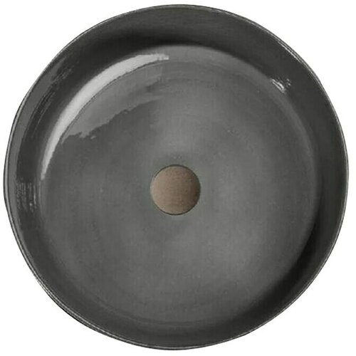 Cip&amp;igrave; nasadni okrugli umivaonik index smoke grey (promjer: 42 cm, bez izljeva, sive boje) Slike