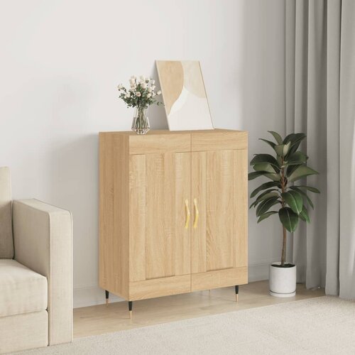 vidaXL Komoda boja hrasta sonome 69 5x34x90 cm od konstruiranog drva Cijene