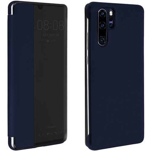AVIZAR zašcitna torbica z velikim okencem - polnocno modra str. huawei P30 pro, (20599620) Cene