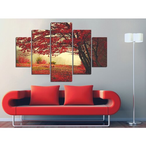 Wallity ST037 multicolor decorative mdf painting (5 pieces) Cene