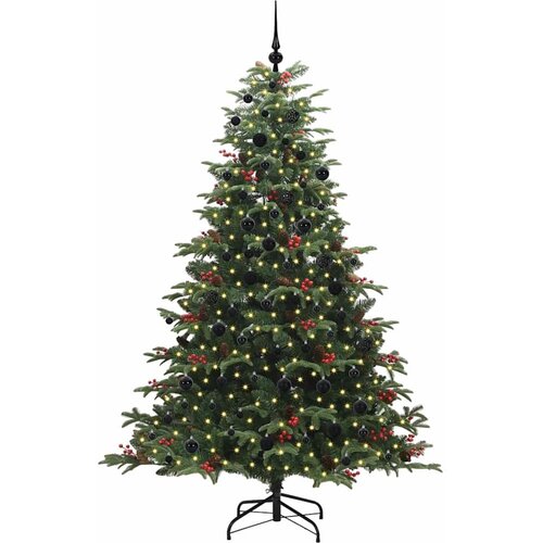  Umjetno božićno drvce Zelena 210 cm PVC i Metal i Plastika Slike