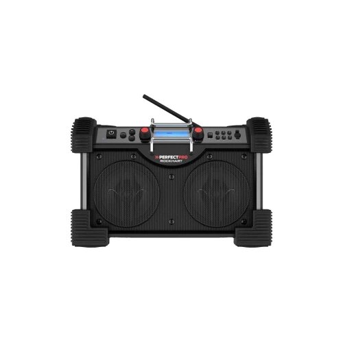 PerfectPro RockHart radio za gradilište DAB+ (1012), UKW (1014) AUX, Bluetooth®, NFC, USB funkcija punjenja baterije, zaštićeno protiv prskanja, otporan na prašinu, otporan na udarce, mogućnost pu... Cijene