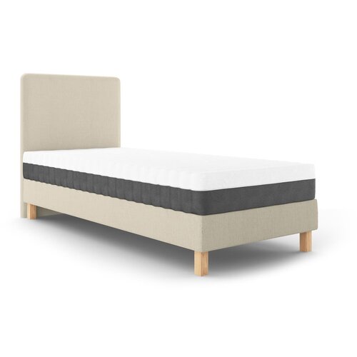 Mazzini Beds bež krevet za jednu osobu Lotus, 90 x 200 cm Slike
