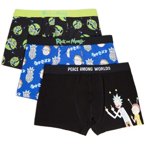 Cropp muški komplet od 3 para bokserica Rick and Morty - Crna  9191V-99X Cijene