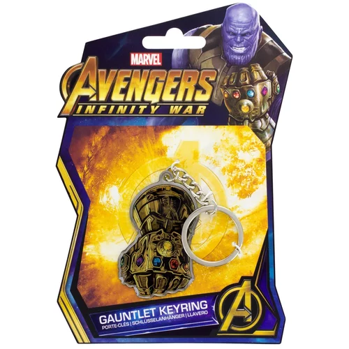 Paladone Obesek za ključe Marvel Avengers Infinity War Gauntlet – uradno licenčno blago, (20852340)