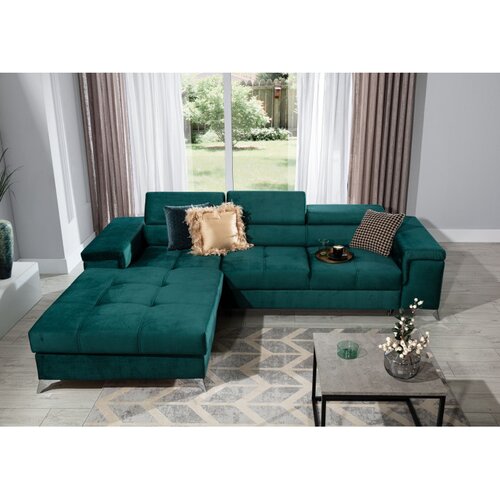  Kotna sedežna garnitura HELENA - zelena Cene