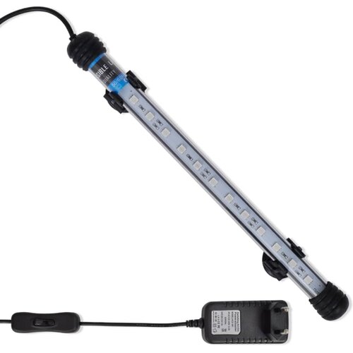 vidaXL LED Akvarijska Svetilka 28 cm Modra Cene