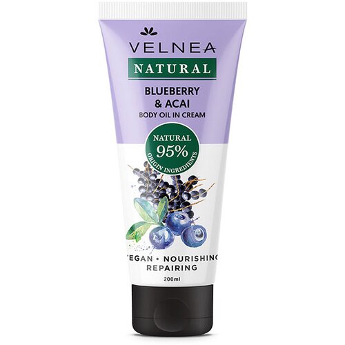 Velnea natural blueberry & acai krema za telo 200 ml Slike