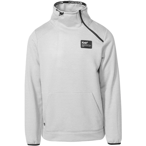 KOROSHI Sweater majica siva / crna / bijela