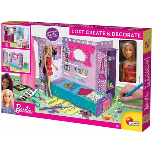 Lisciani Barbie set dizajniraj svoje stanovanje z Barbie punčko 92000