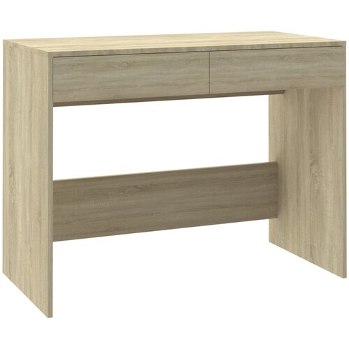 Maison Chic Pisalna miza - pisarniška miza - Računalniška miza sonoma hrast 101x50x76,5 cm iverna plošča, (21785142) Cene