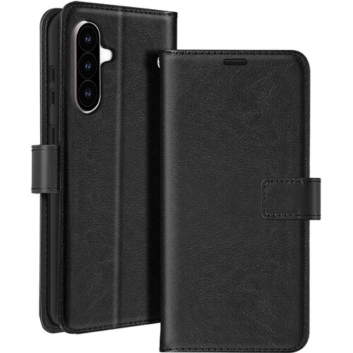 Oem Mayaxess, Ohišje za Samsung Galaxy A56 denarnica s trakom, Črna, (5000215840) Cene