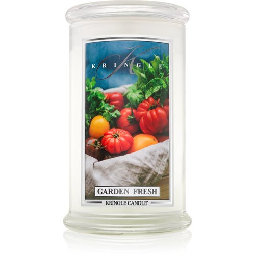 Kringle Candle Garden Fresh di&amp;scaron;eča sveča 623 g Slike