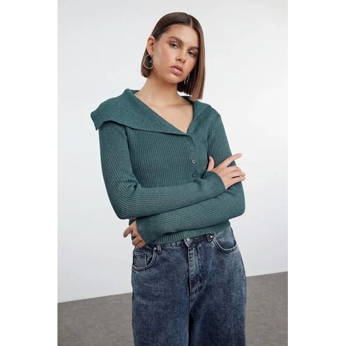TRENDYOLMILLA ženska jakna Twoaw25Hi00254, petrol Cene