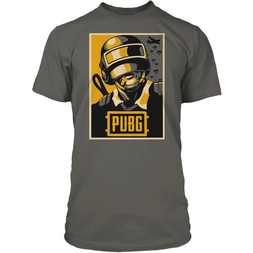 Jinx T-SHIRT PUBG HOPE POSTER PREMIUM TEE-X-LARGE-CHARCOAL Cene