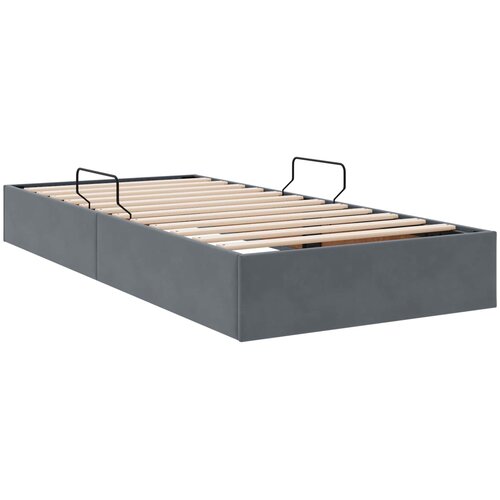  Otomanski krevet s pohranom Tamnosiva 100 x 200 cm Bar&amp;scaron;un Slike
