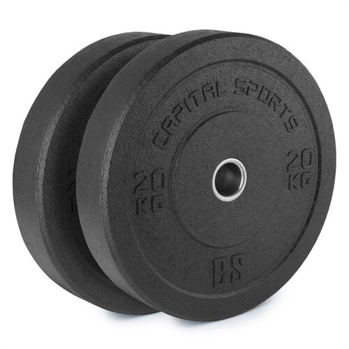 Capital Sports RENIT, HI TEMP, disk utezi 50,4 mm, gumirani, aluminijska jezgra, 2x20kg Slike