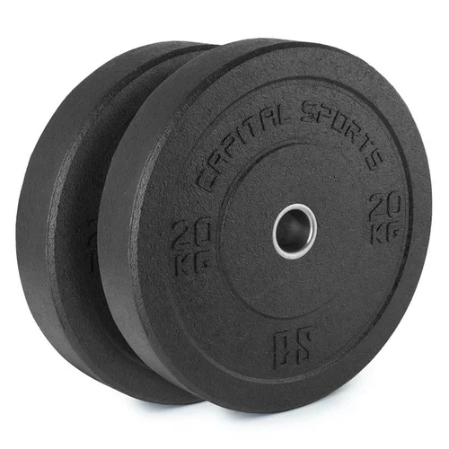 Capital Sports RENIT, HI TEMP, disk utezi 50,4 mm, gumirani, aluminijska jezgra, 2x20kg