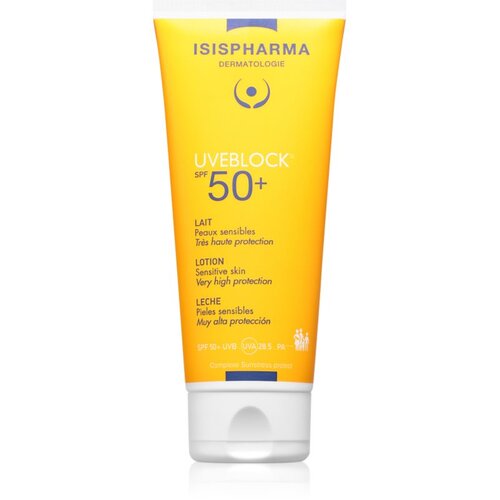 Isis Pharma Uveblock SPF 50+ Lotion vlažilni losjon za telo SPF 50+ 100 ml Slike