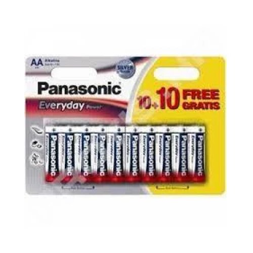 Baterija AA PANASONIC LR6EPS/20BW-AA 20kom Alkalne Everyday Cene