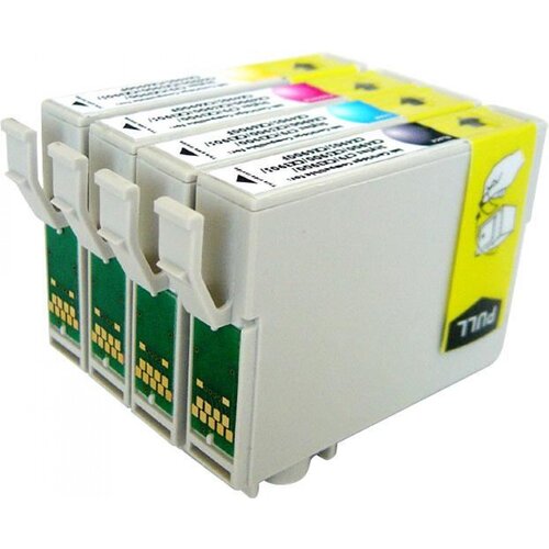 Epson T0615 , T0611 do T0614 , komplet 4 kompatibilne kartuše Cene