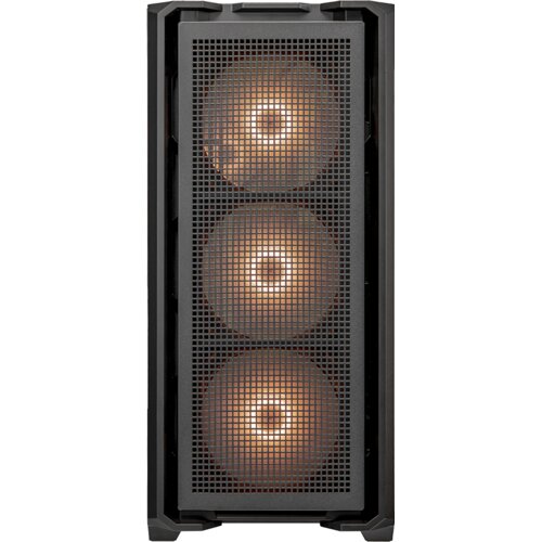 Cougar MX600 Black | PC Case | Mid Tower / Mesh Front Panel / 3 x 140mm + 1 x 120mm Fans / Transparent Left Panel Slike