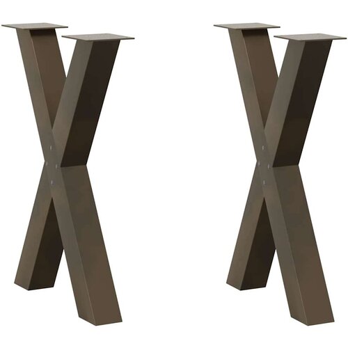  Noge za blagovaonski stol X-oblika 2 kom 50x(72-73) cm čelik Cijene