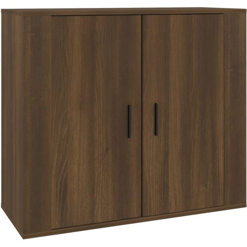 Maison Chic Komoda - Predalnik rjav hrast 80x33x70 cm inženirski les, (21718564) Cene